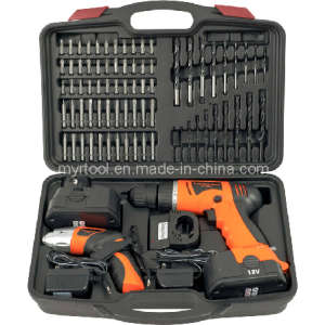 74-Piece Combo 12-Volt Cordless Drill and 3.6-Volt Drivers Set